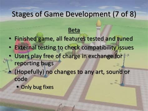 Alpha And Beta Stages Of Game Development .
